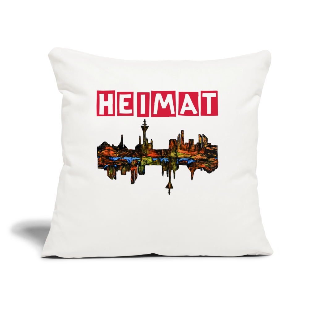 Sofakissen mit Füllung 44 x 44 cm - Naturweiß