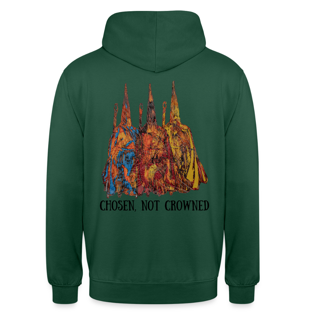 Unisex Hoodie Nazzarener Backprint - Flaschengrün