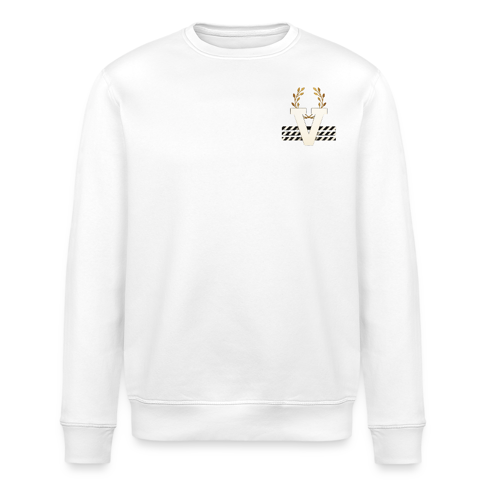 Unisex Bio Pulli Gaia Backprint - Weiß