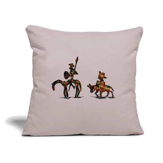 Sofakissen mit Füllung 44 x 44 cm - helles Taupe