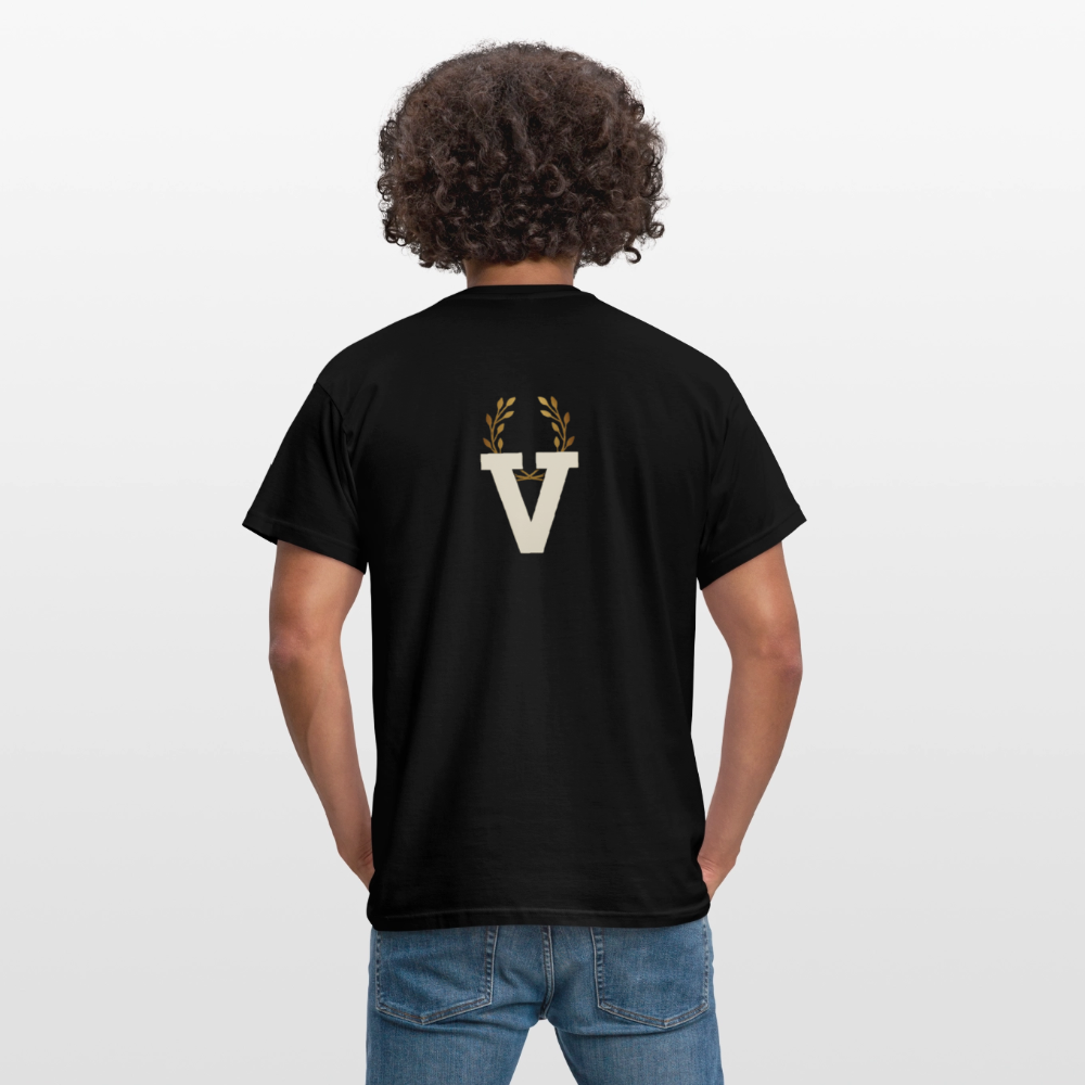 Männer T-Shirt Stille - Schwarz