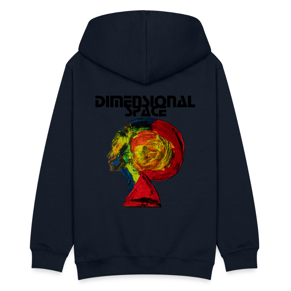 Teenager Hoodie Gaia Backprint - Navy