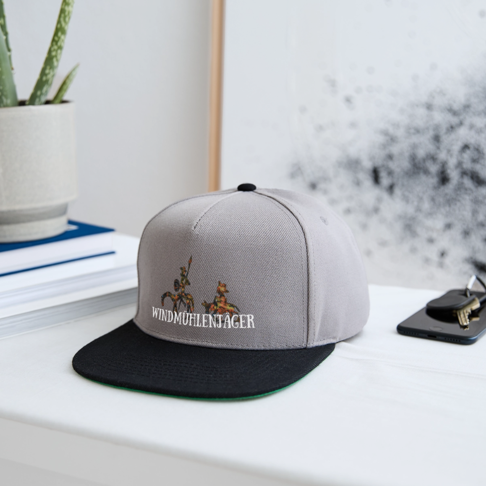 Snapback Cap - Graphit/Schwarz