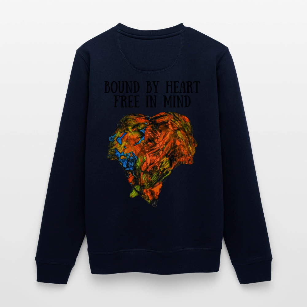 Unisex Bio Pulli Espejo Backprint - Navy