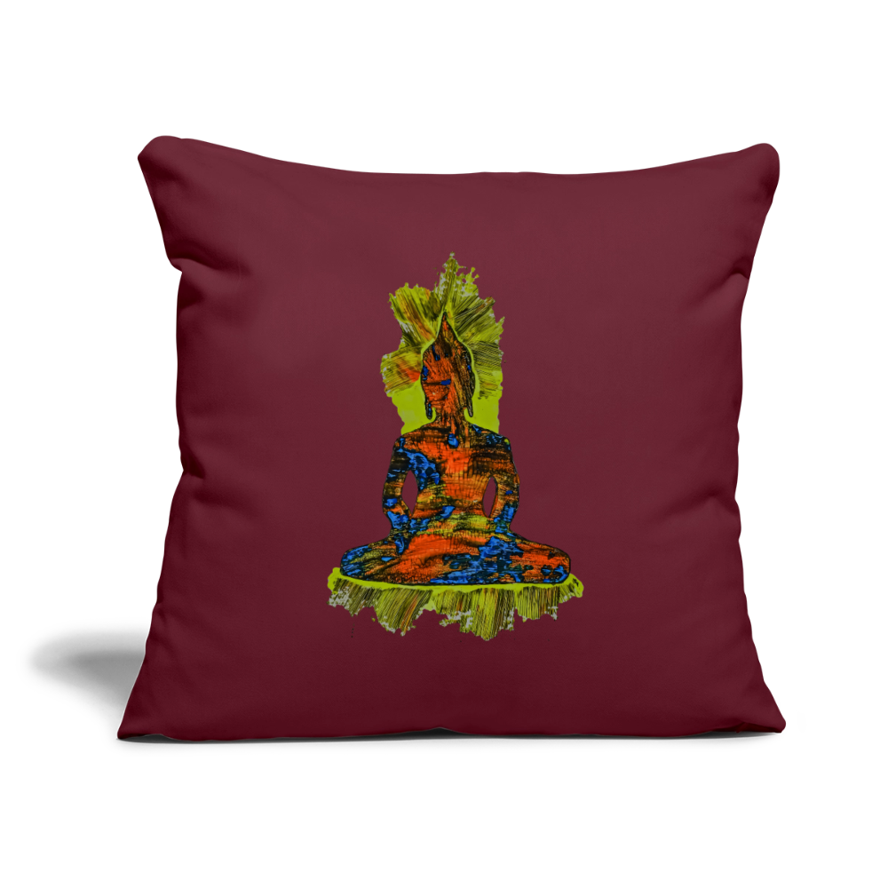 Sofakissenbezug 44 x 44 cm - Burgunderrot