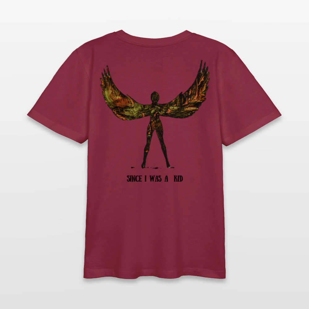 Unisex Teenager T-Shirt Light - Burgunderrot