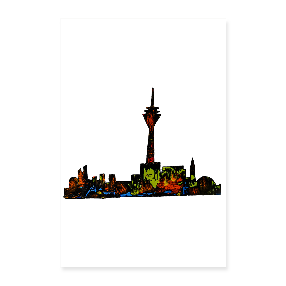 Poster 40x60 cm - Weiß