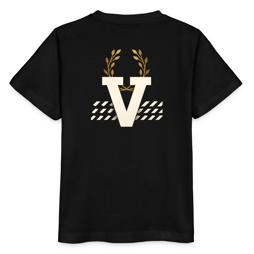 Unisex Kinder T-Shirt Düsseldorfer Skyline V.9 - Schwarz