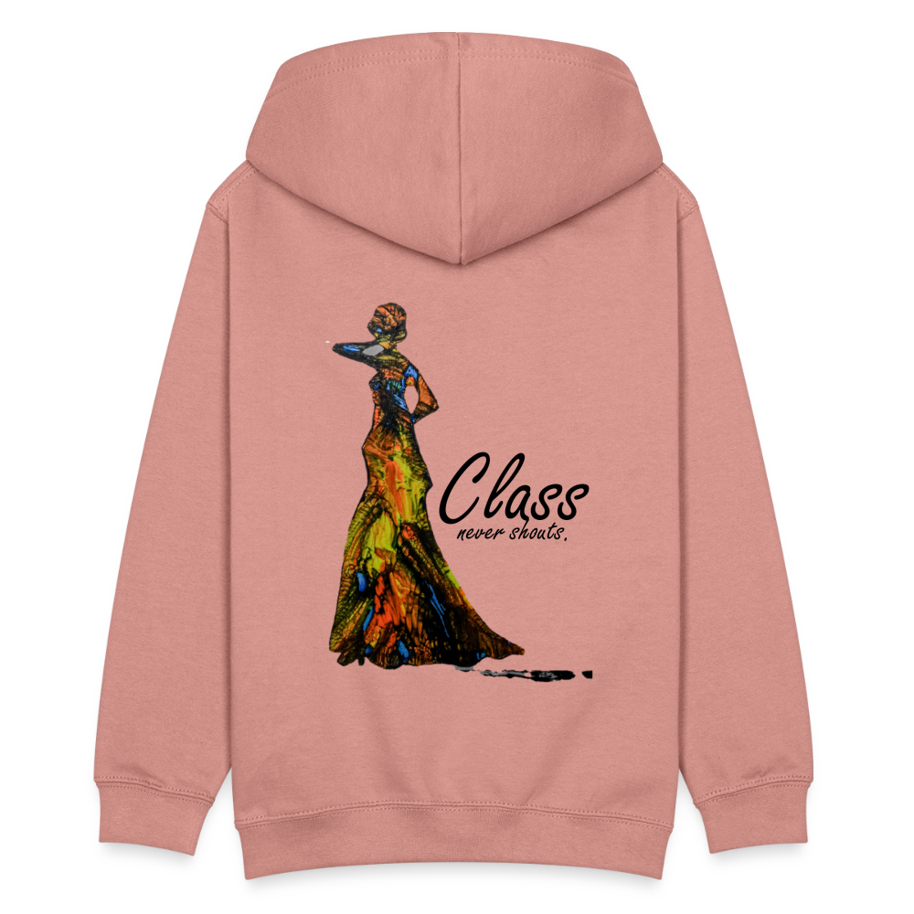 Teenager Hoodie Class Backprint - Altrosa