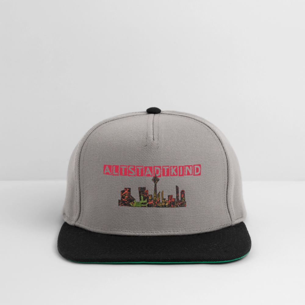 Snapback Cap - Graphit/Schwarz
