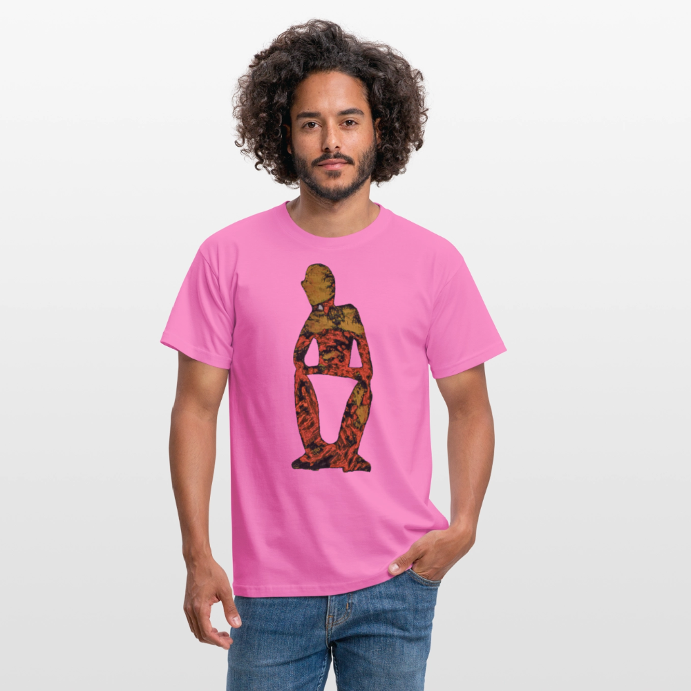 Männer T-Shirt Stille - Pink