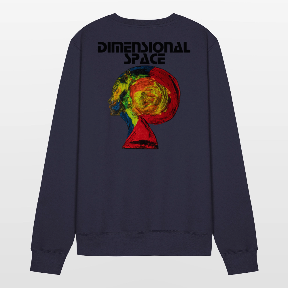 Unisex Pulli Gaia Backprint - Navy