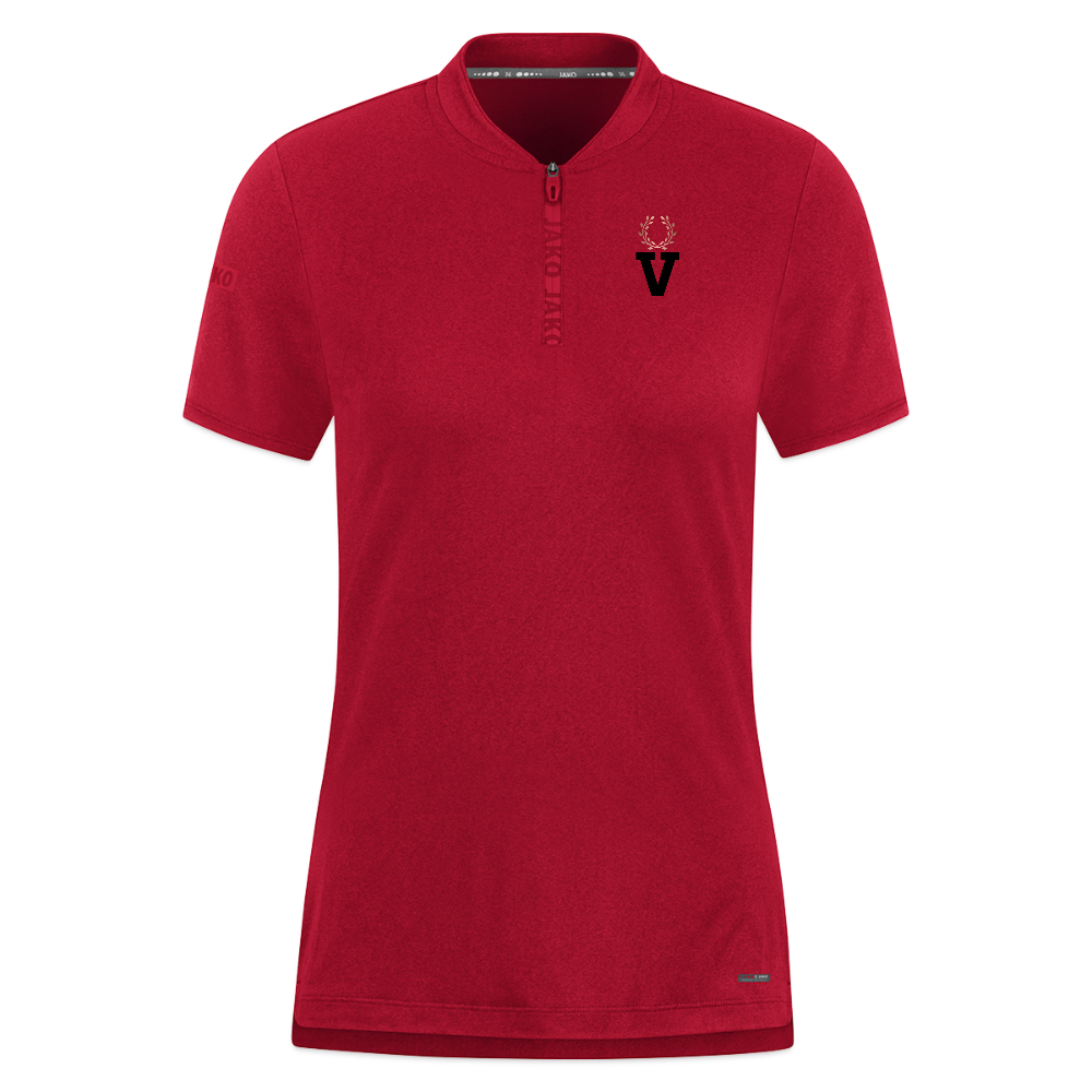 JAKO Frauen Poloshirt Pro Casual - Dunkelrot