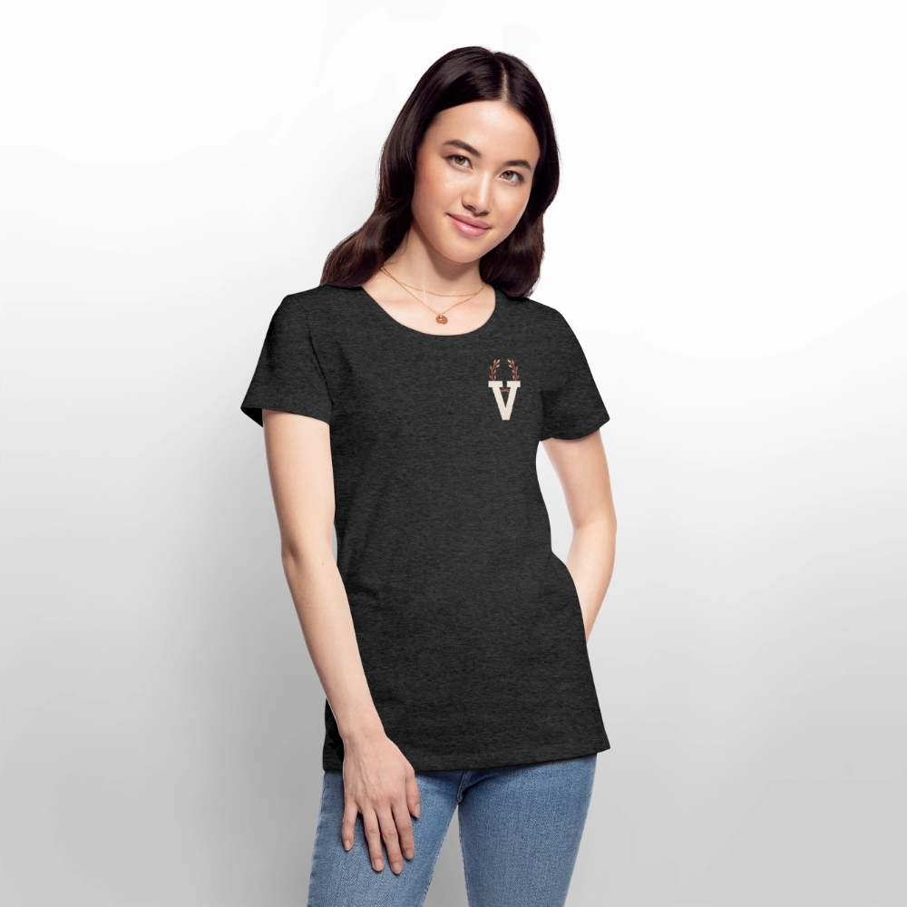 Frauen Premium T-Shirt Light - Anthrazit meliert