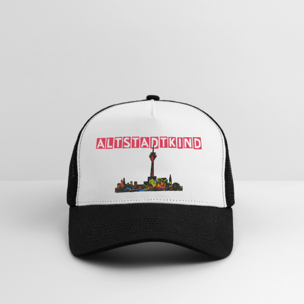 Trucker Cap - Weiß/Schwarz