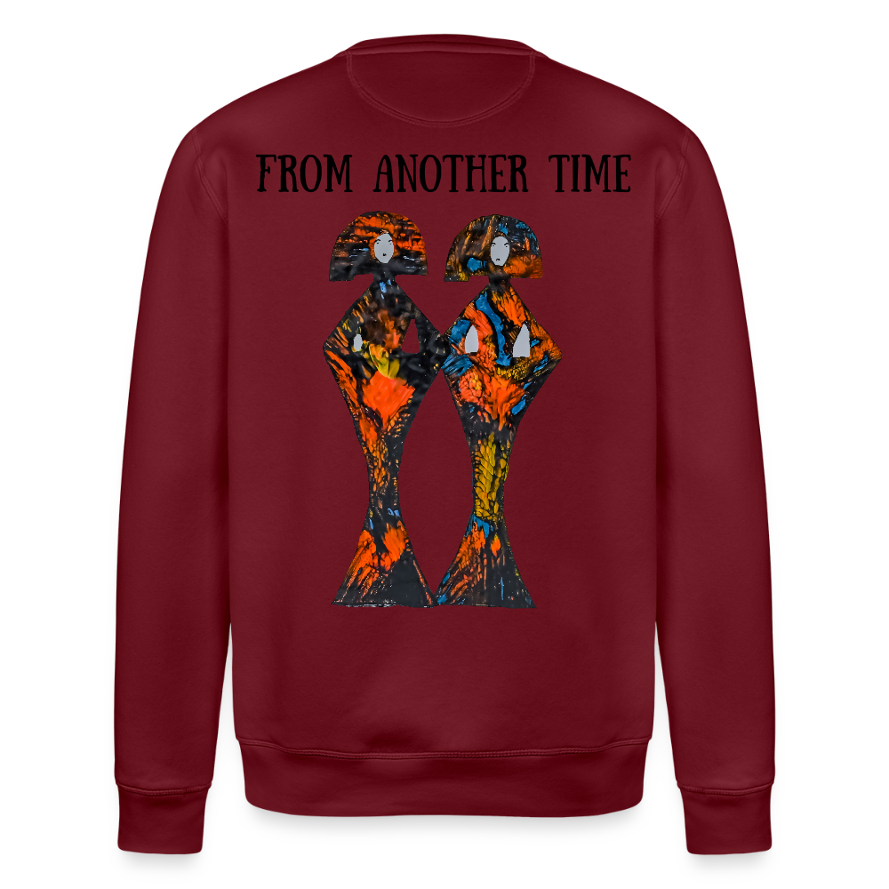 Unisex Bio Pulli Geishas Backprint - Burgunderrot