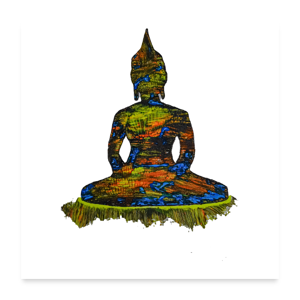 Poster Zirkulation - Weiß