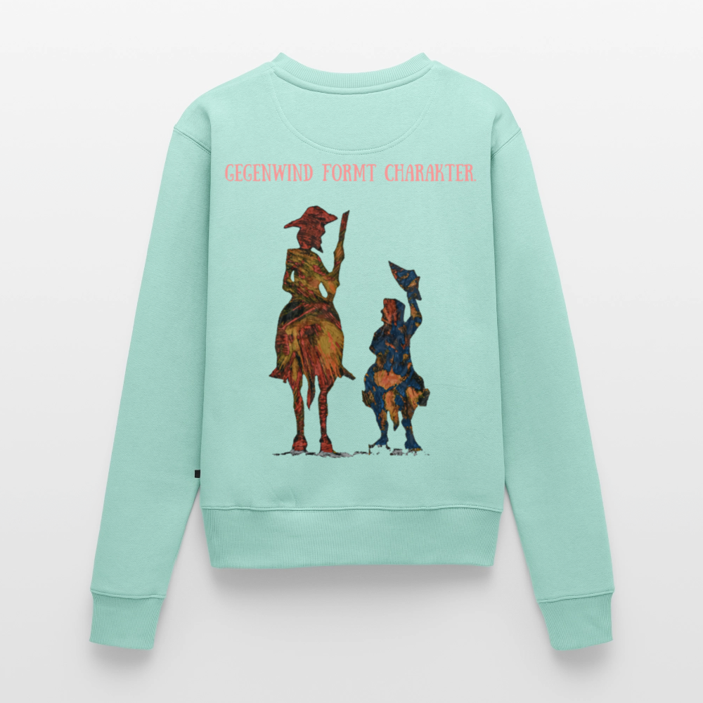 Frauen Pulli Don Quixote Backprint - Mint