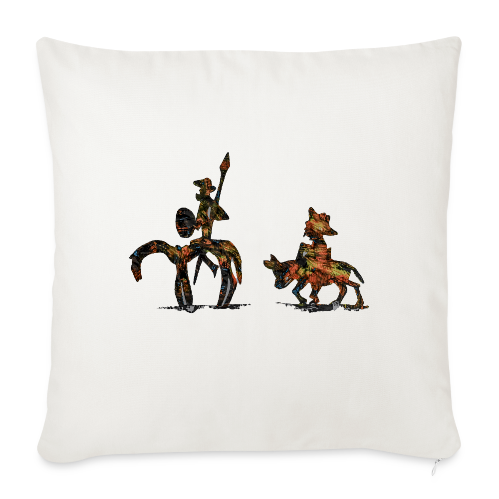 Sofakissen mit Füllung 44 x 44 cm - Naturweiß