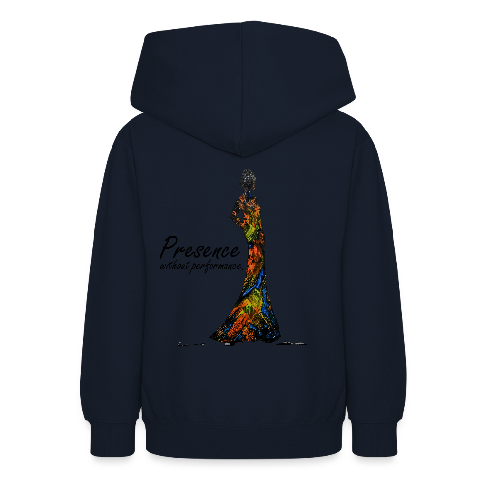 Teenager Hoodie Presence Backprint - Navy