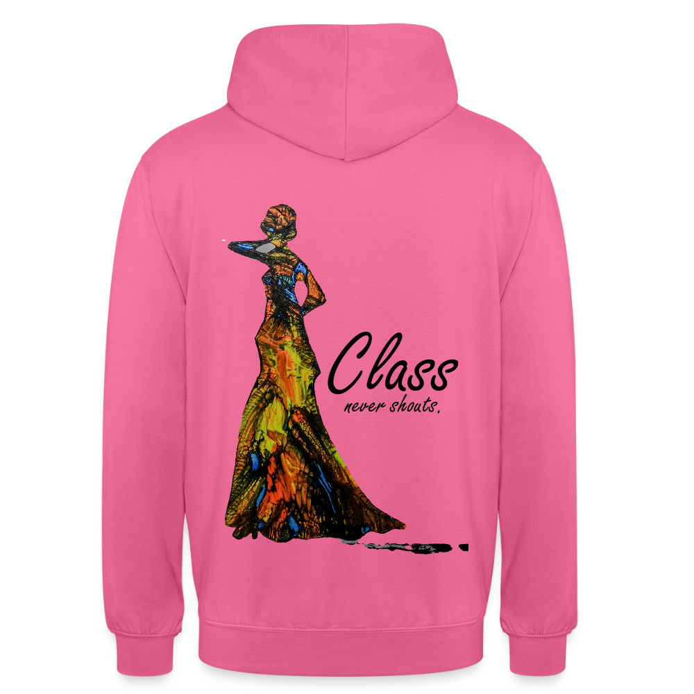 Unisex Hoodie Class Backprint - Pink