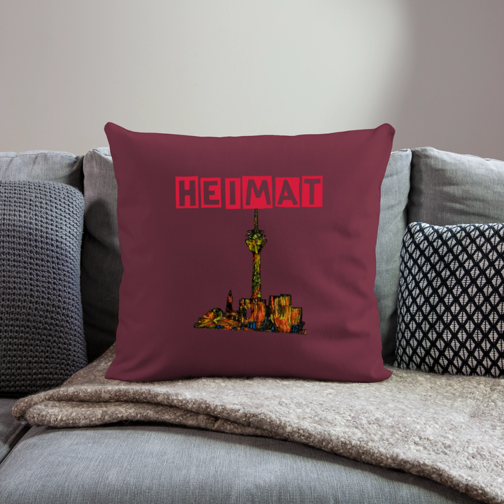 Sofakissenbezug 44 x 44 cm - Burgunderrot