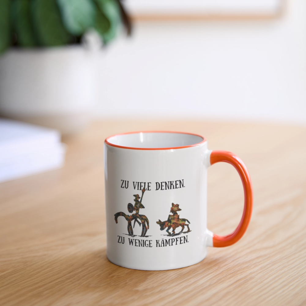 Tasse - Weiß/Orange