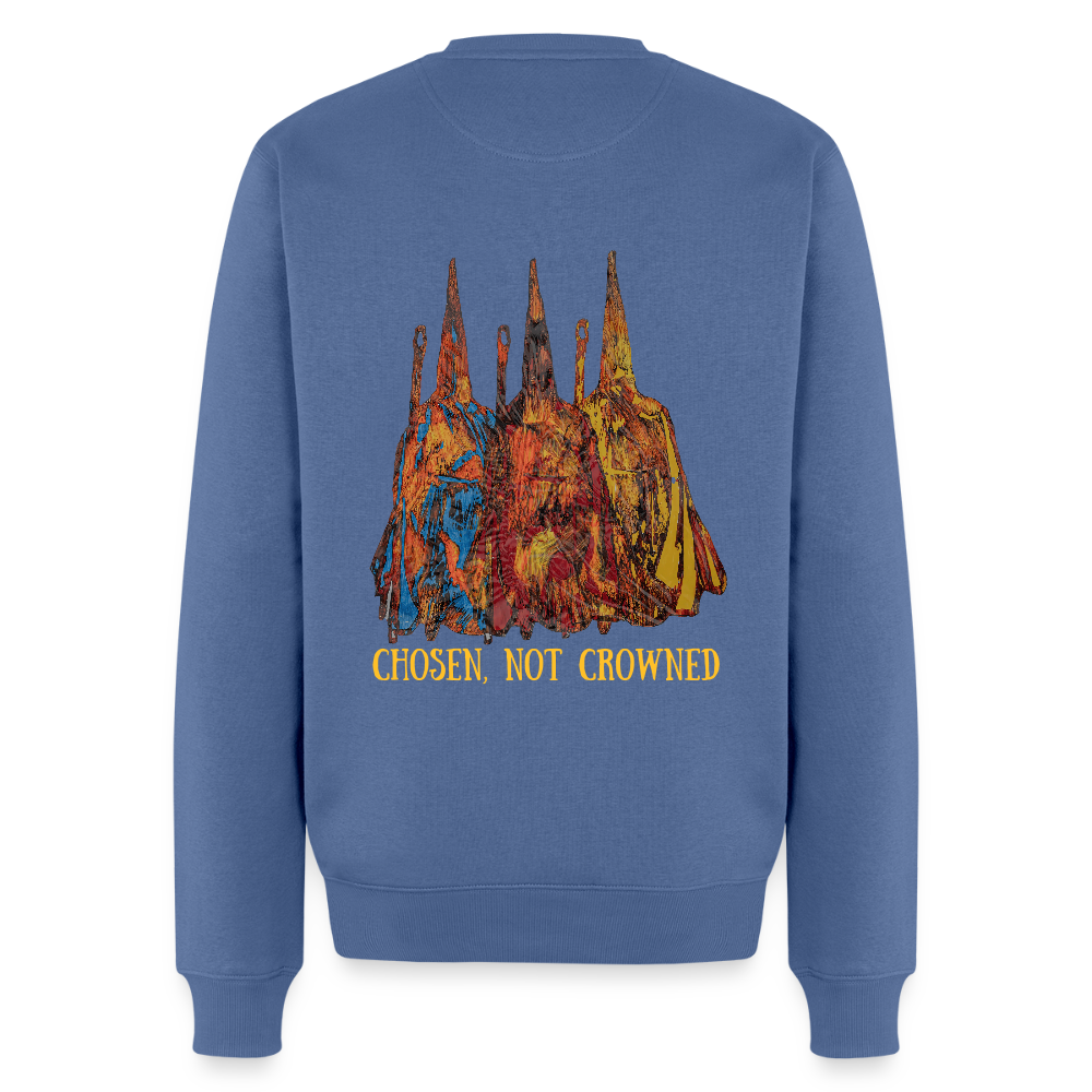 Männer Pulli Nazzarener Backprint - Taubenblau