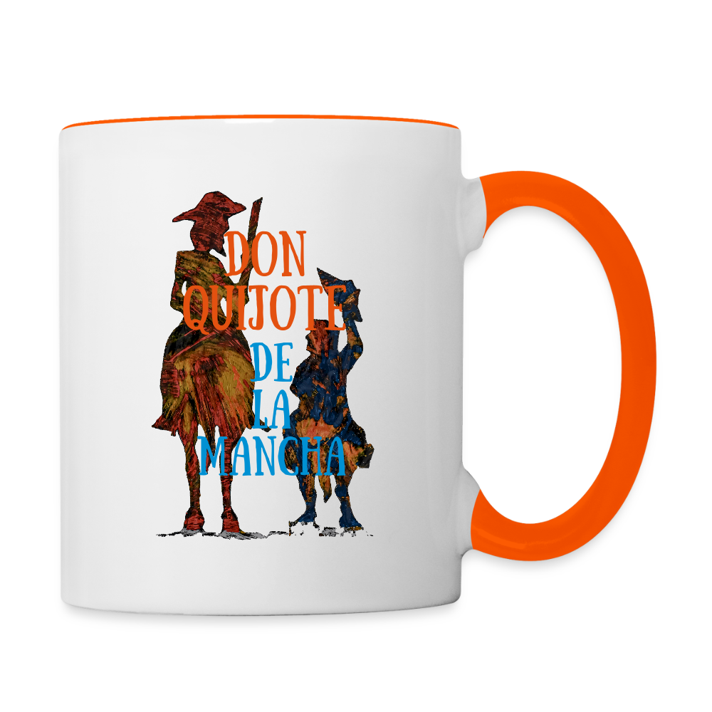 Tasse - Weiß/Orange