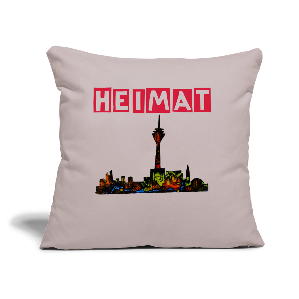 Sofakissen mit Füllung 44 x 44 cm - helles Taupe