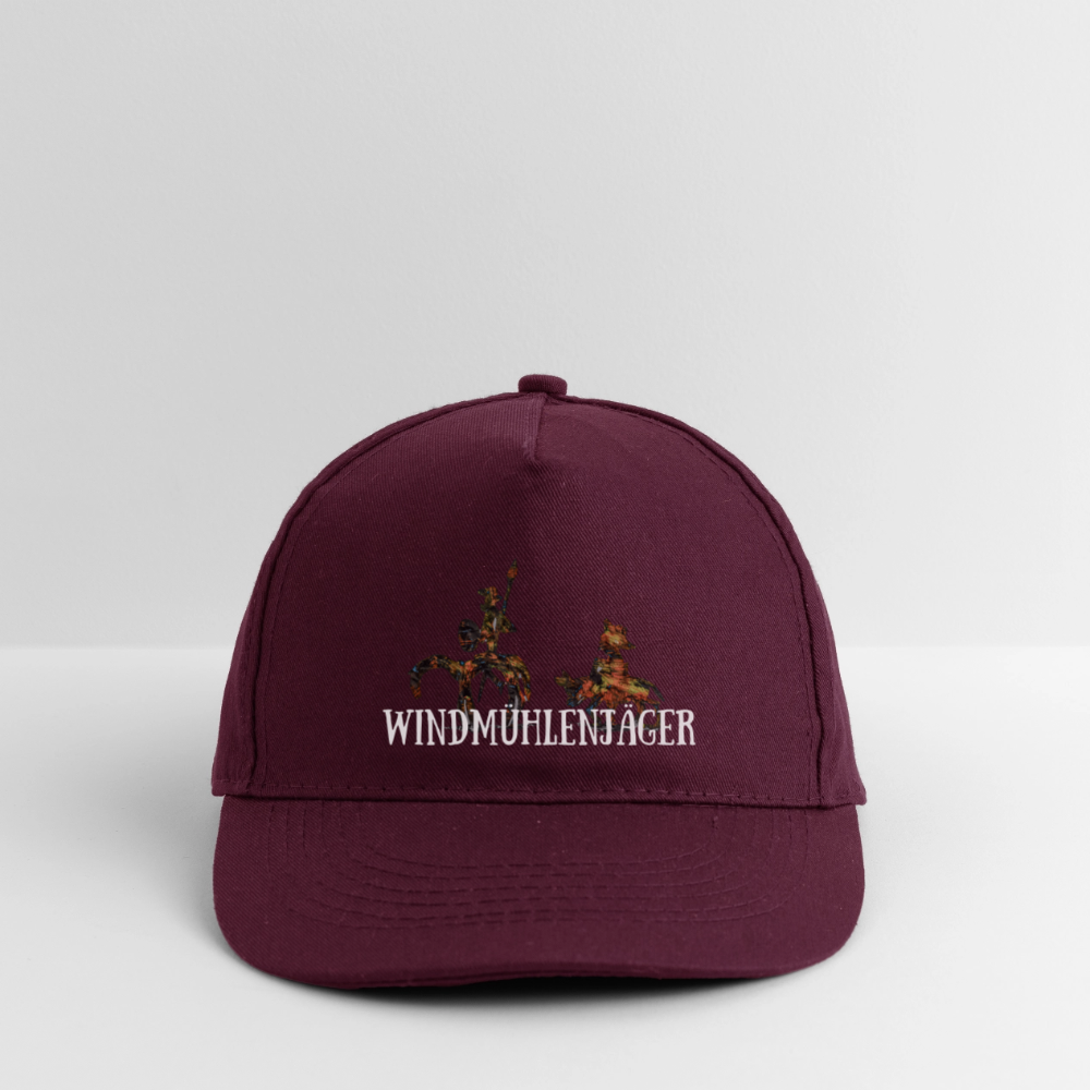 Bio-Baseballkappe - Burgunderrot