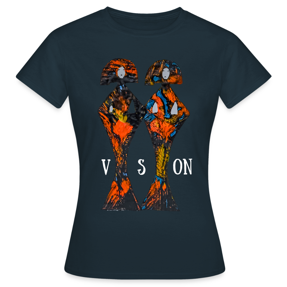 Frauen T-Shirt Geishas - Navy