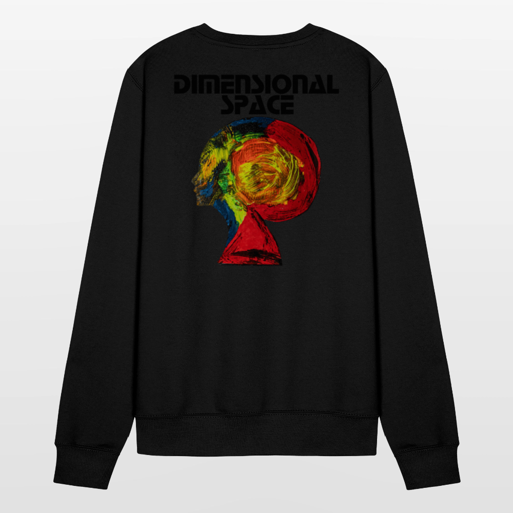 Unisex Pulli Gaia Backprint - Schwarz