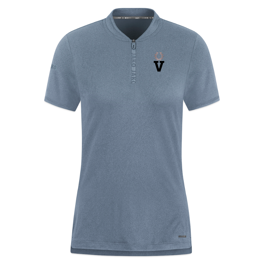 JAKO Frauen Poloshirt Pro Casual - Blaugrau