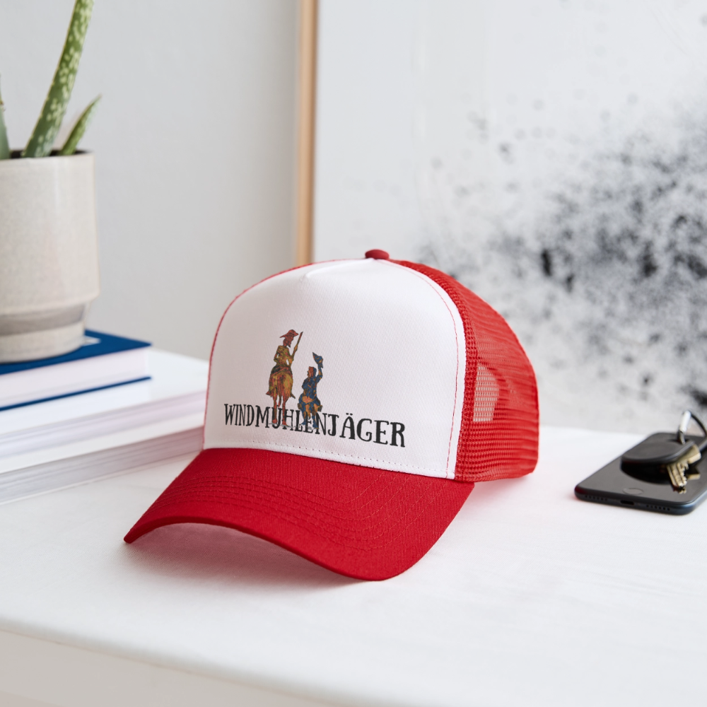 Trucker Cap - Weiß/Rot