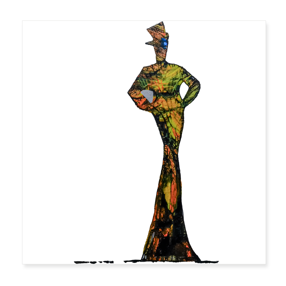 Poster 20x20 cm - Weiß