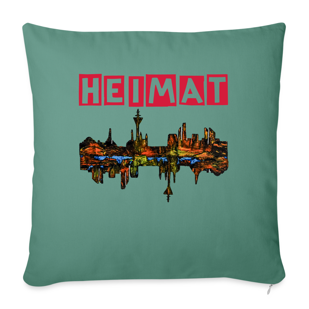 Sofakissen mit Füllung 44 x 44 cm - Tanngrün