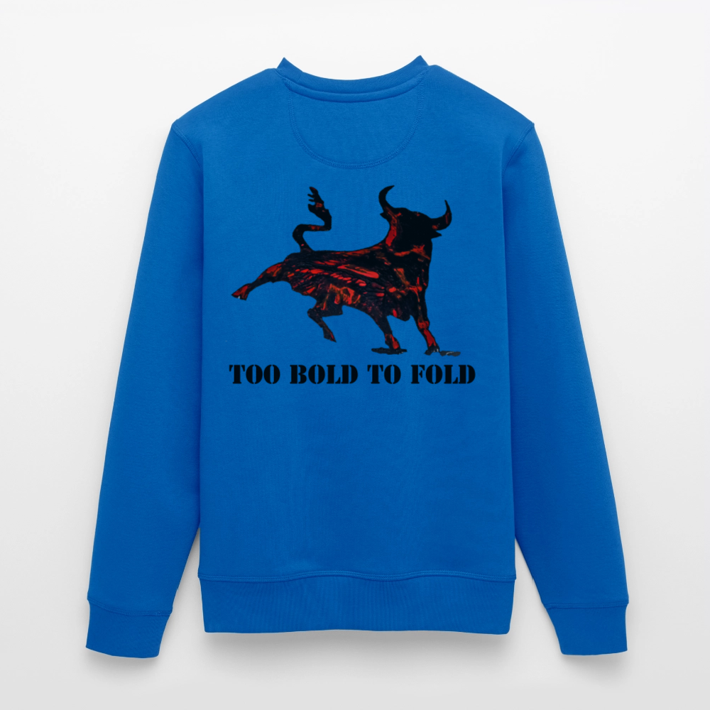 Unisex Bio Pulli Torro Backprint - Königsblau