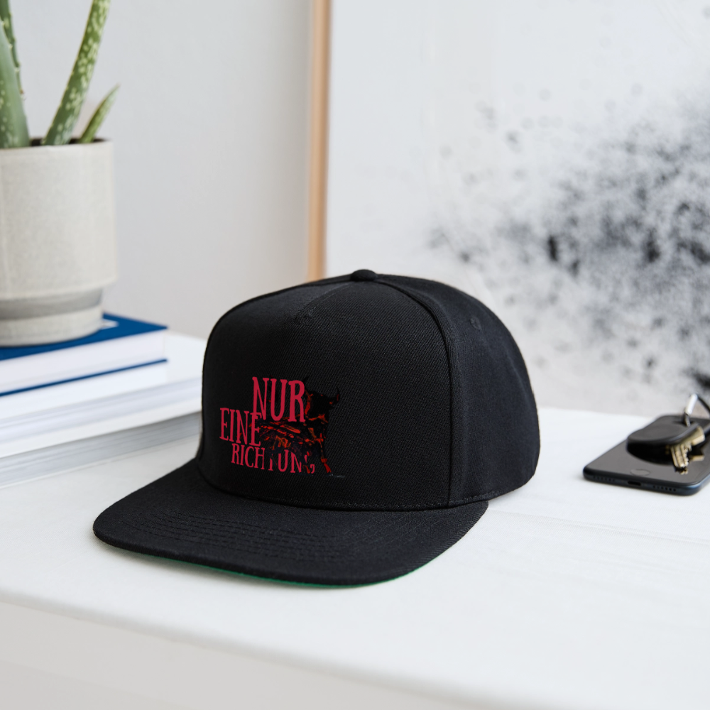 Snapback Cap - Schwarz/Schwarz