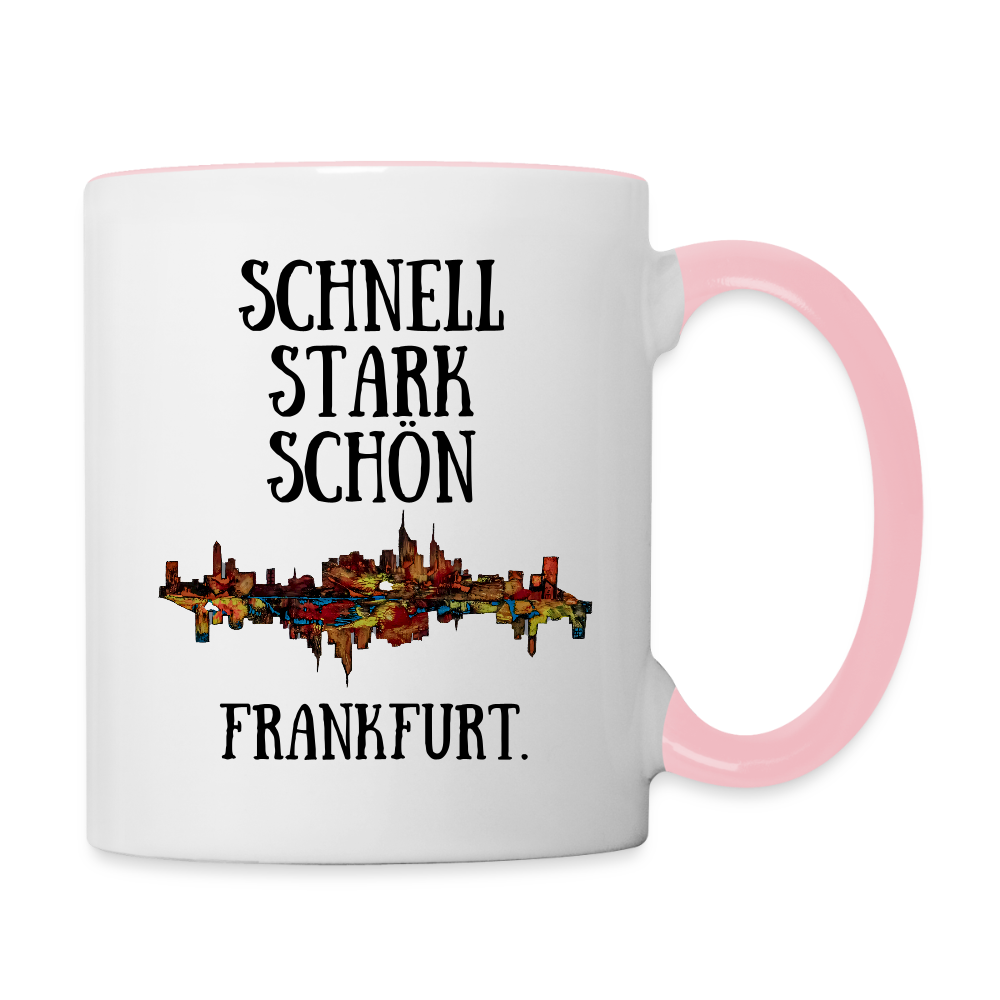 Tasse - Weiß/Pink