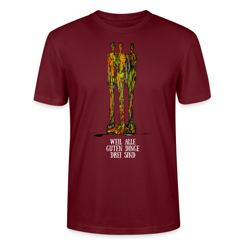 Unisex T-Shirt Hendriks - Burgunderrot
