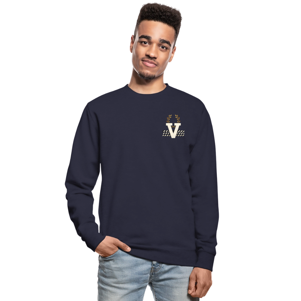 Unisex Pulli Elegance Backprint - Navy