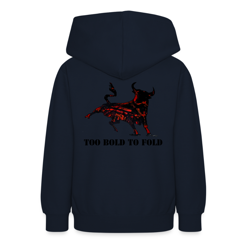 Teenager Hoodie Torro Backprint - Navy