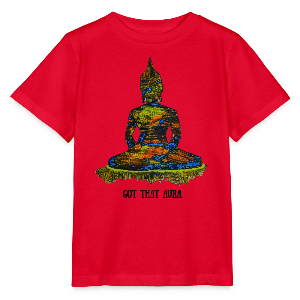 Unisex Kinder T-Shirt Zirkulation - Rot