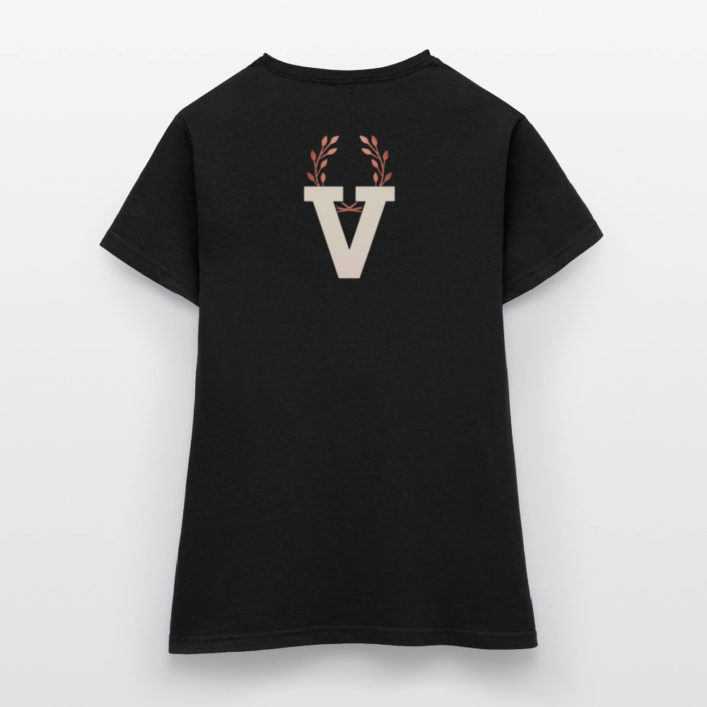 Frauen T-Shirt Zylinder und Stella - Schwarz