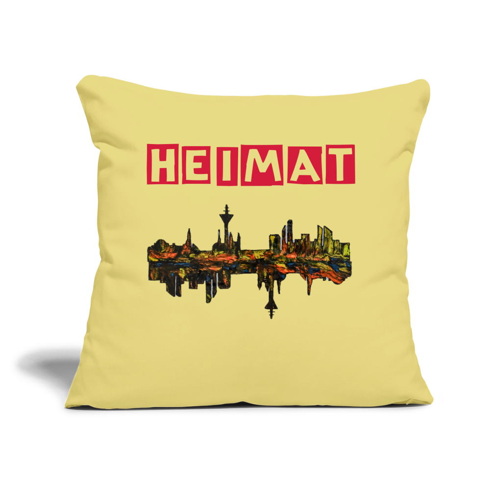 Sofakissenbezug 44 x 44 cm - Hellgelb