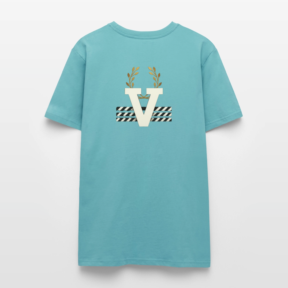 Unisex T-Shirt Düsseldorfer Skyline V.7 - Pastelltürkis