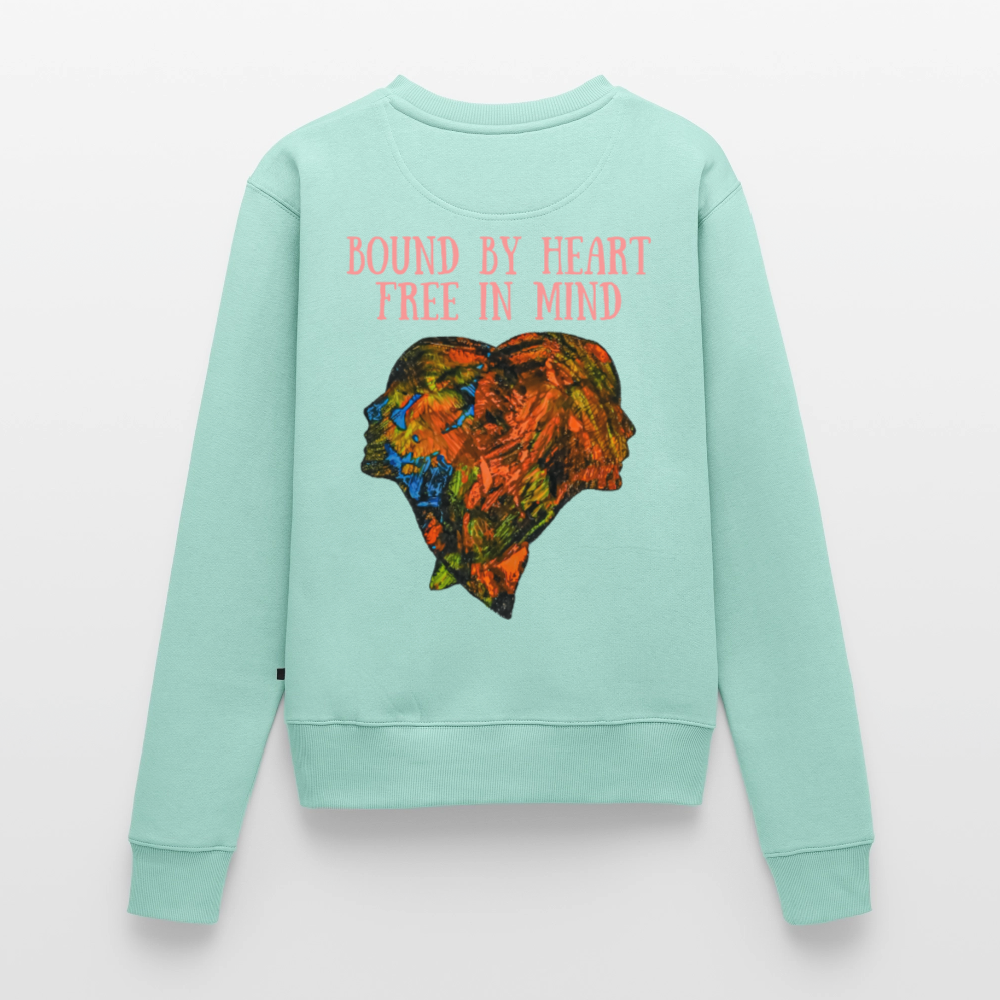 Frauen Pulli Espejo Backprint - Mint