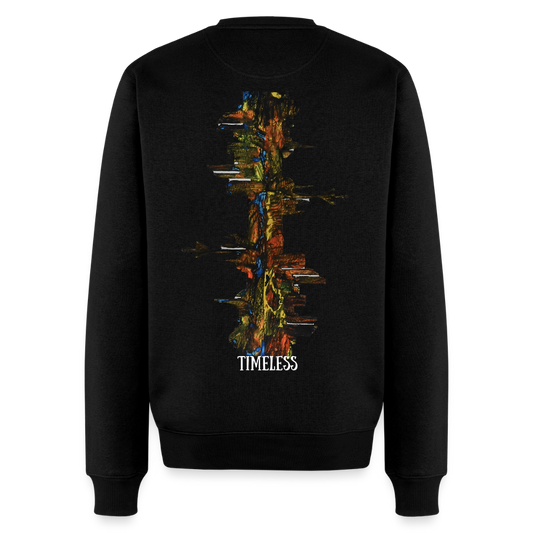 Männer Pulli Düsseldorfer Skyline Backprint - Schwarz