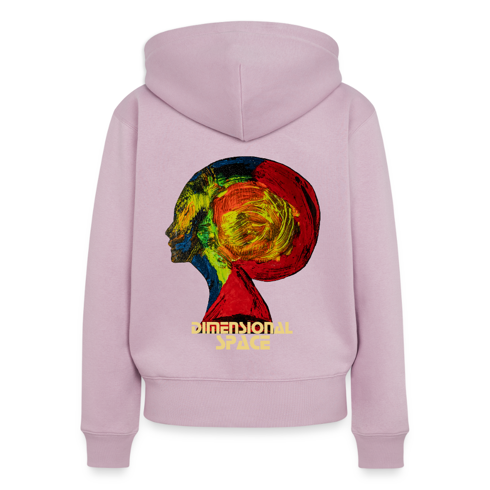 Frauen Kapuzenjacke Gaia Backprint - Altrosa